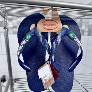 Brand New Havaianas - Flip Flops  - dark blue - womens size 6